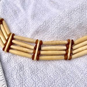 Hairpipe bone choker